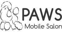 Paws Mobile Salon Dog Grooming Logo